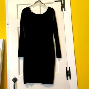 Beautiful black velvet dress from Banana Republic. EUC. Size medium.